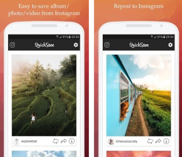 Tutorial Cara Download Foto di Instagram Menggunakan QuickSave