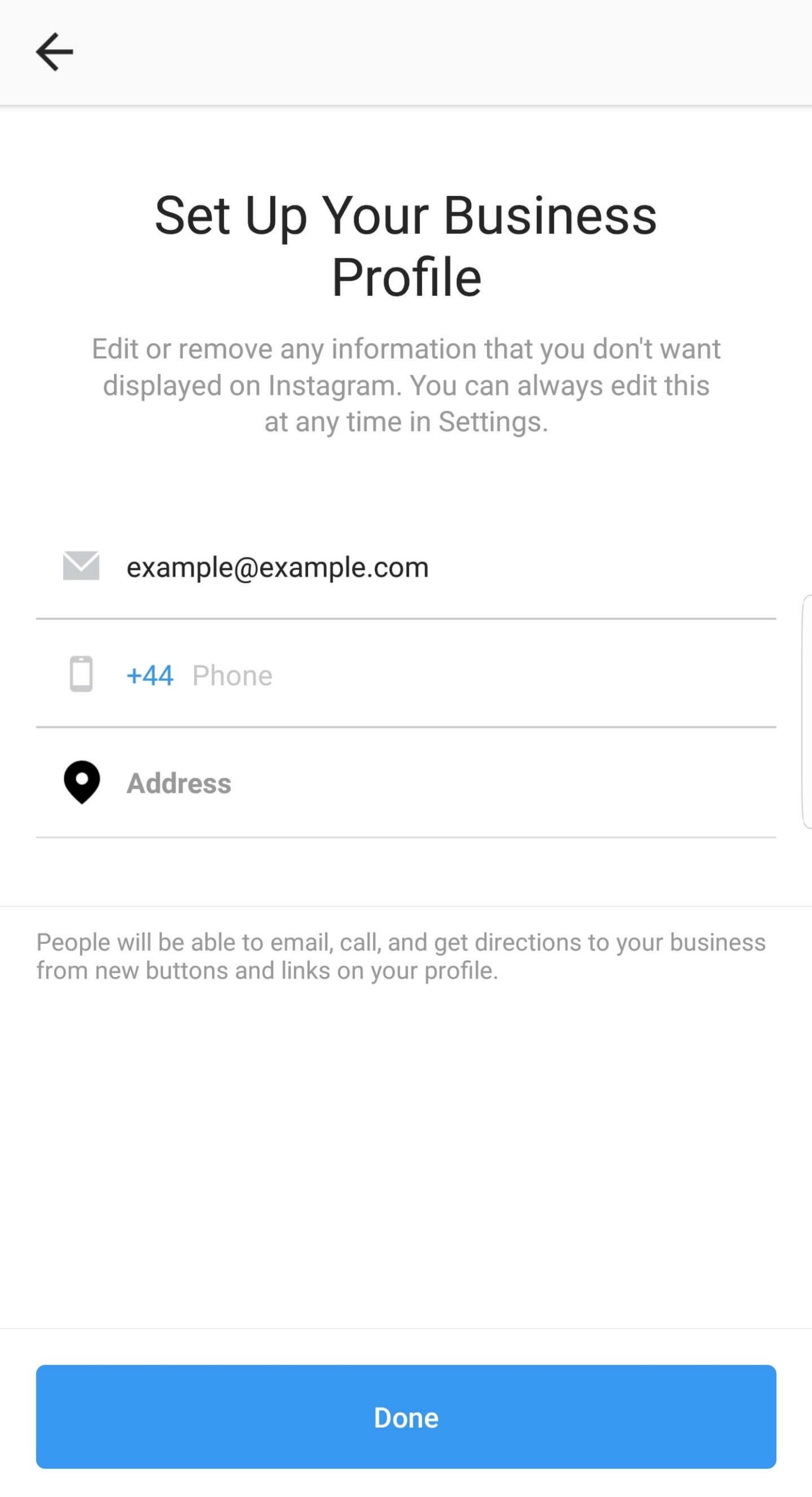 contoh keperluan akun bisnis insight instagram