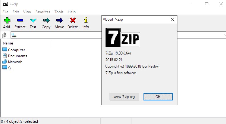 Gambar File Archiver: 7zip Aplikasi Windows 10
