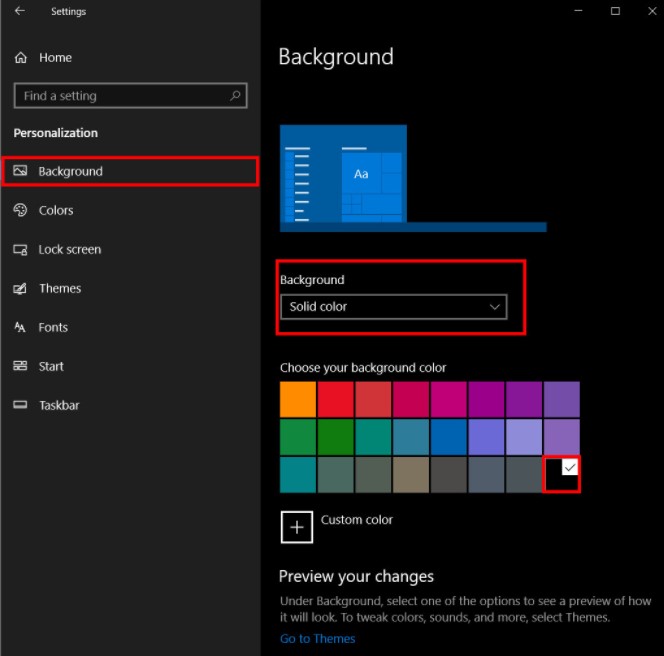 Gambar Accent Color Dark - Dark Mode Windows 10