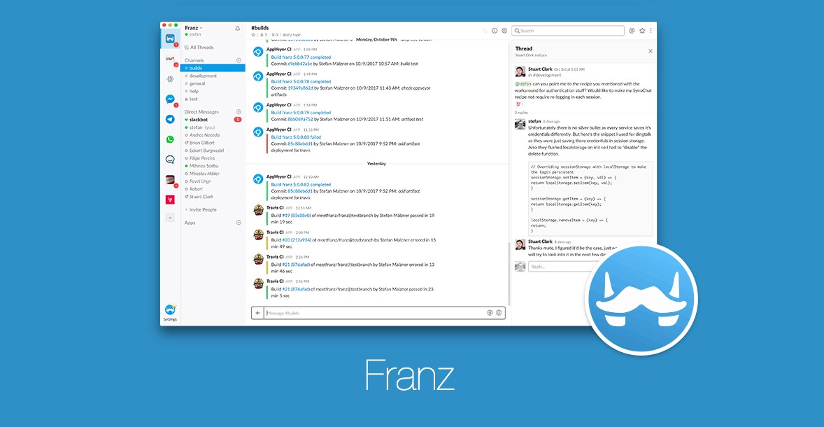 Gambar Franz Aplikasi Windows 10