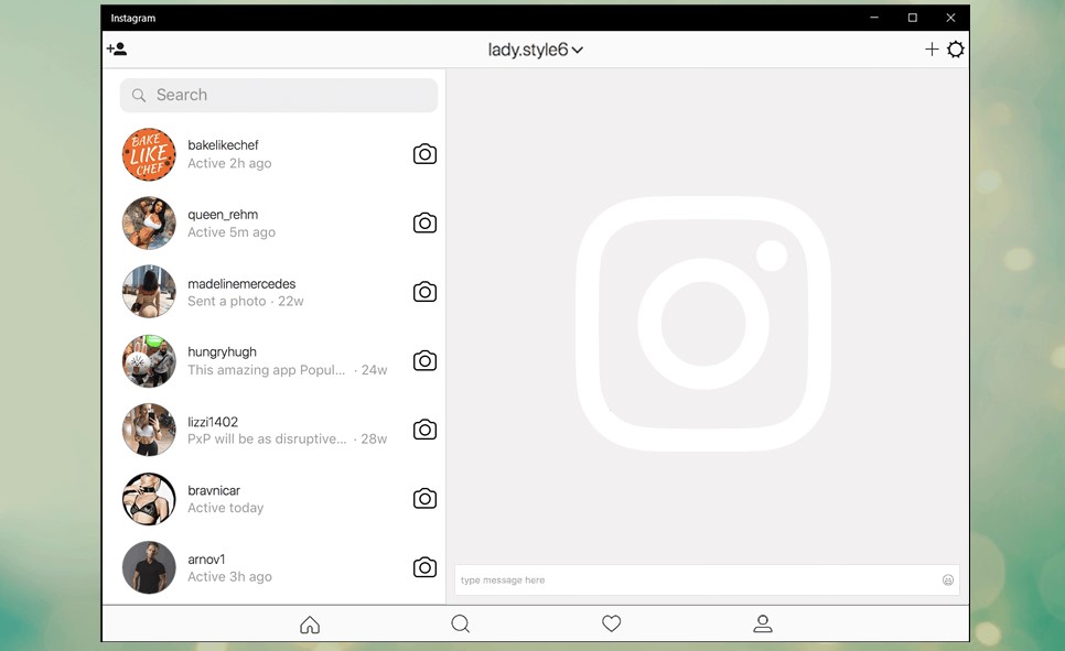 Gambar Instagram for Windows 10 - DM Instagram PC