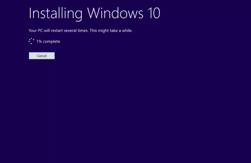 Screenshot Install Ulang Mengatasi Disk 100 Windows 10