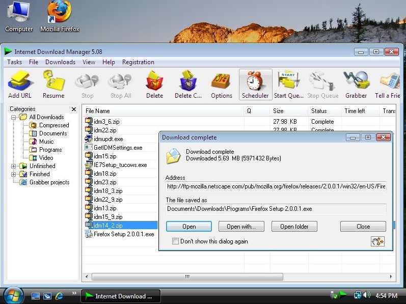 Gambar Internet Download Manager / IDM Aplikasi Windows 10