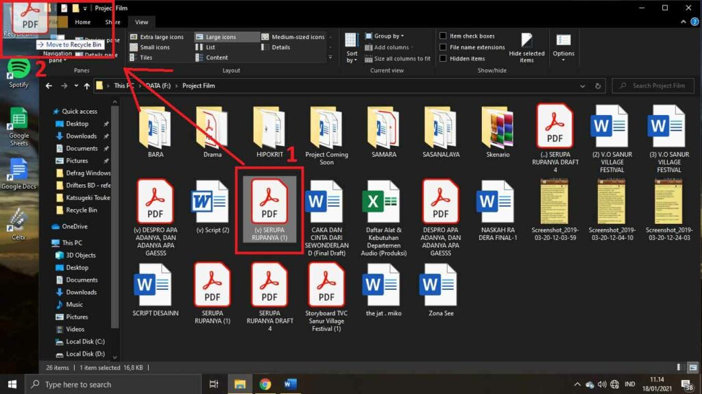 Cara Menampilkan Recycle Bin Windows 10 (Step By Step)