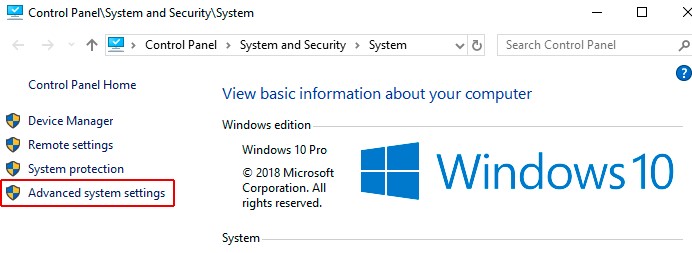 Screenshot Reset Virtual Memory (Advanced system settings) Mengatasi Disk 100 Windows 10