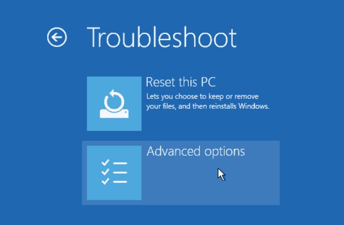 Gambar Restore MBR di Windows Advanced Options - Tidak Bisa Masuk Windows