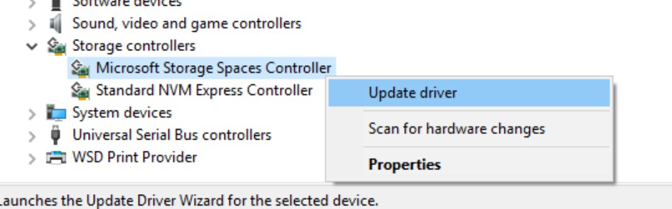 Screenshot Update Driver SATA Mengatasi Disk 100 Windows 10