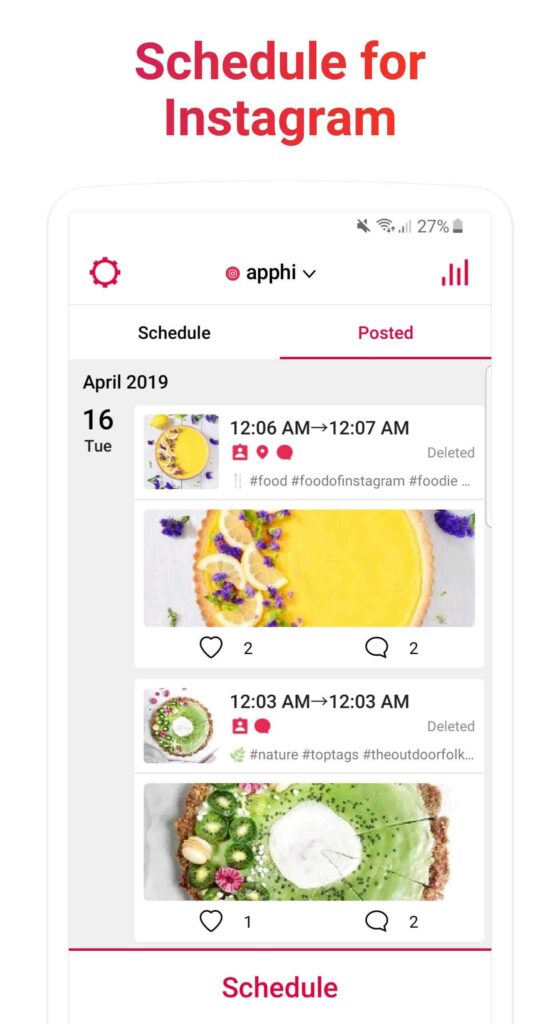 tips cara membuat feed instagram nyambung dengan aplikasi apphi