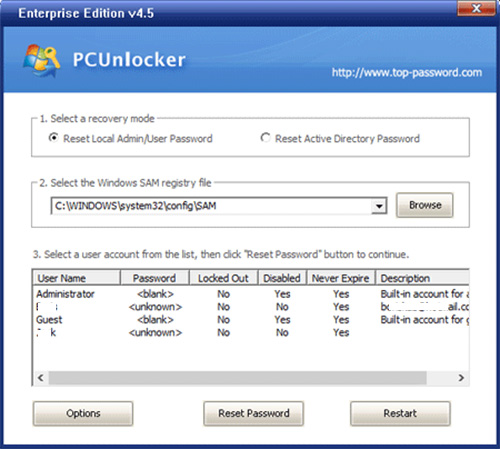 cara menghilangkan password di windows 10 dengan software pcunlocker