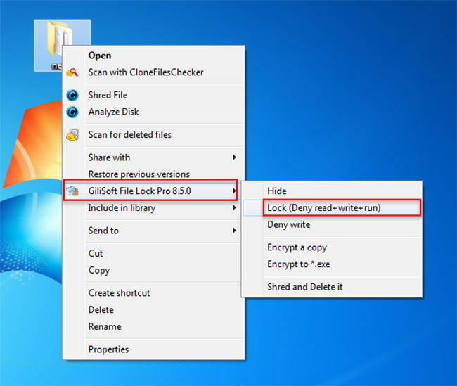 cara mengunci folder di windows 10 dengan software gilisoft file lock pro