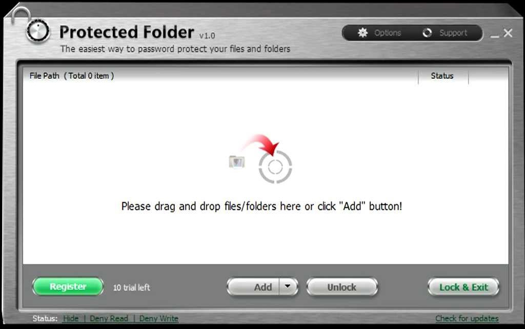 cara mengunci folder di windows 10 dengan aplikasi iobit protected folder
