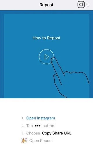 gambar cara repost instagram download repost for instagram