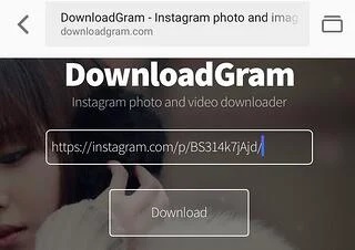 gambar cara repost instagram downloadgram paste link