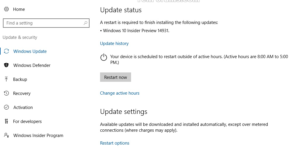gambar perbedaan windows 10 home dan pro pengaturan update