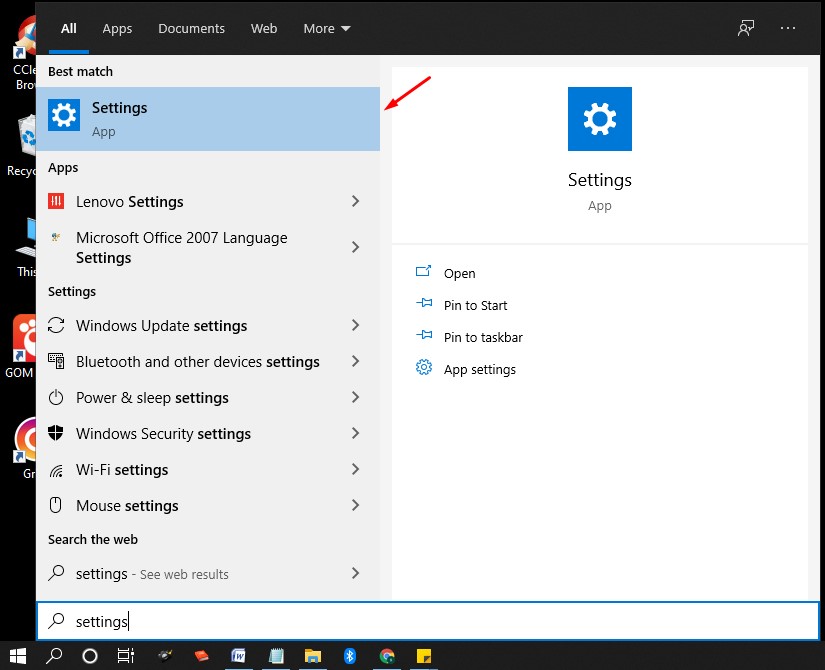 Gambar settings - Cara Mematikan Update Windows 10