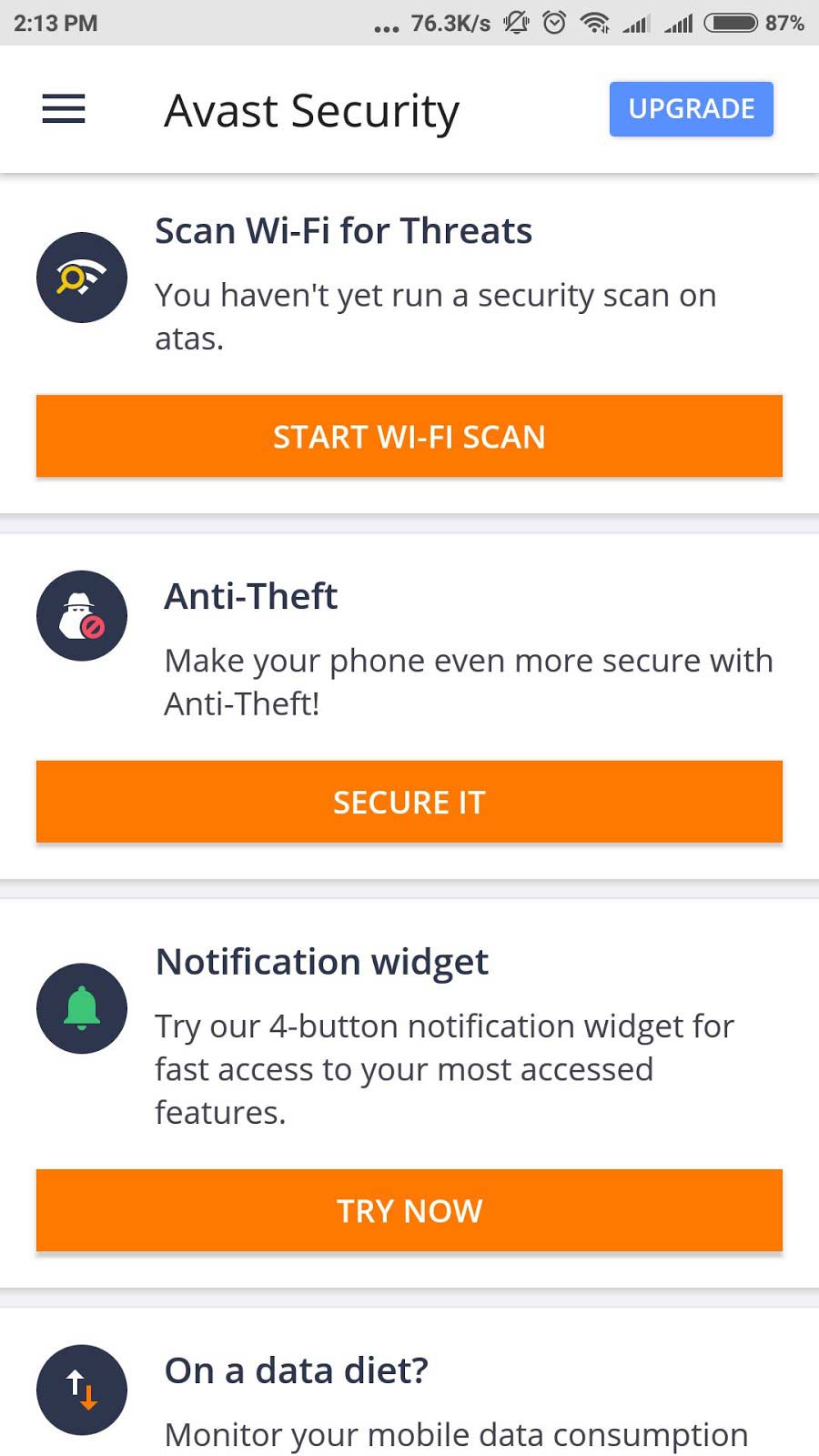 Avast Mobile Security antivirus terbaik untuk smartphone