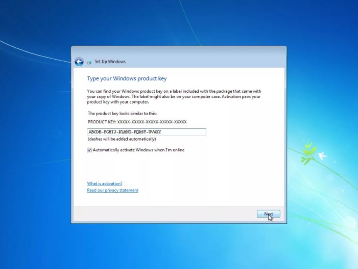 Screenshot Hardisk (Product Key)- Cara Install Ulang Windows 7