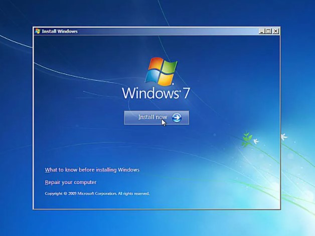 Gambar Install Button - Cara Install Ulang Windows 7