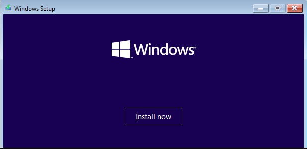 Gambar Install Now - Cara Install Windows 10