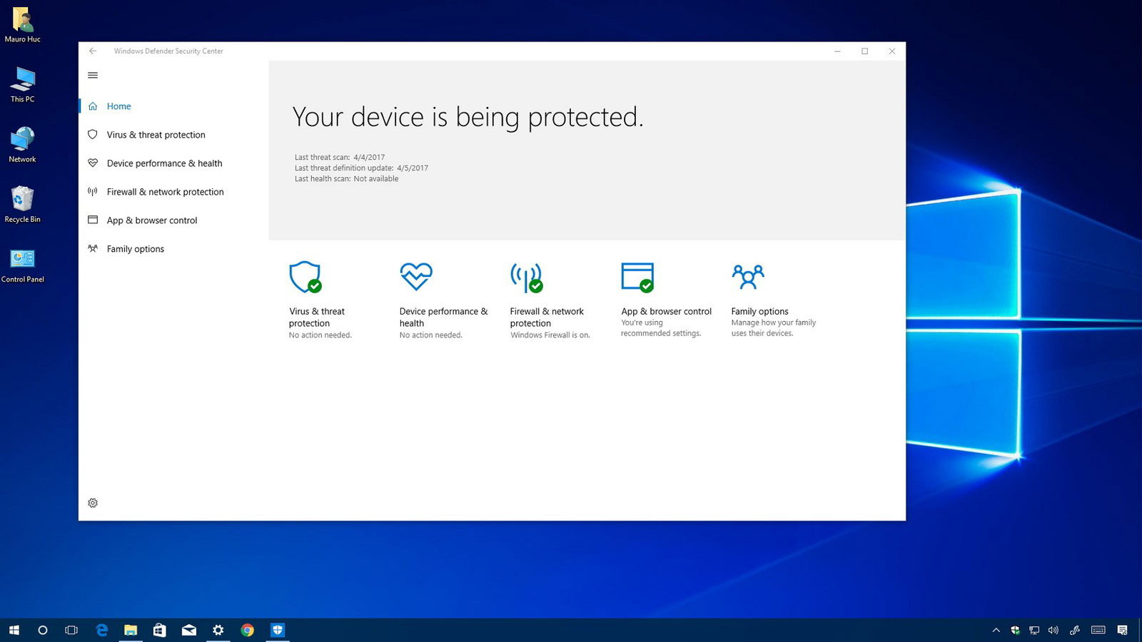 Kelebihan Windows 10 bahkan menyediakan antivirus sendiri untuk melindung perangkatnya