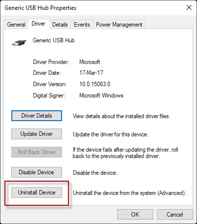 gambar Windows has Stopped this Device because It has Reported Problems (code 43) uninstall driver