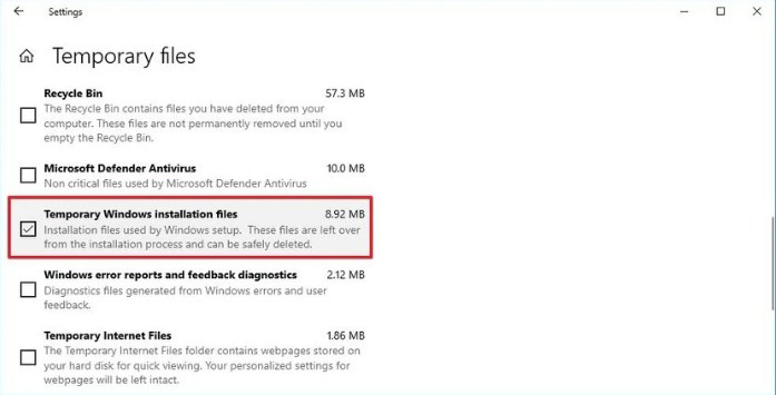 blue screen windows 10 remove files