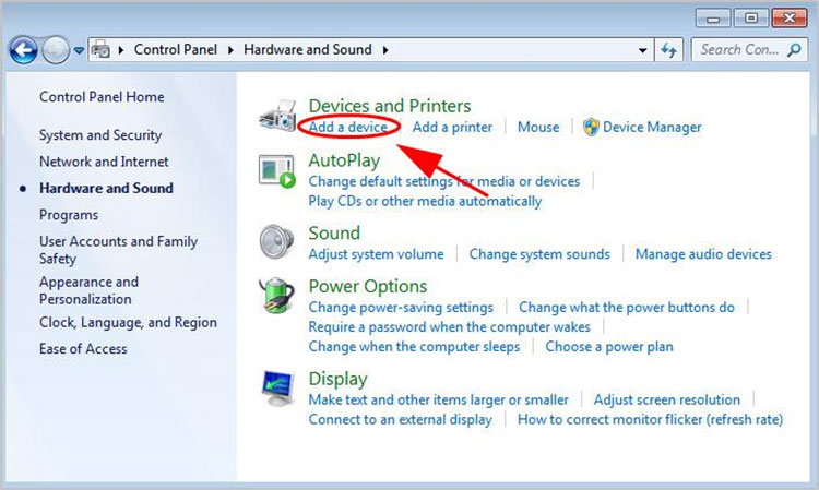 cara menghubungkan anycast ke laptop windows 7 dengan control panel