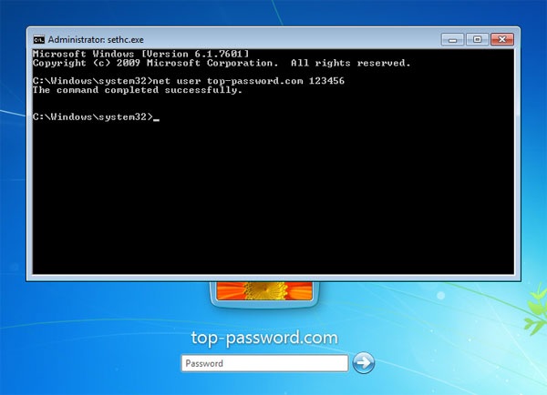 gambar lupa password windows 7 melalui install disk langkah dua